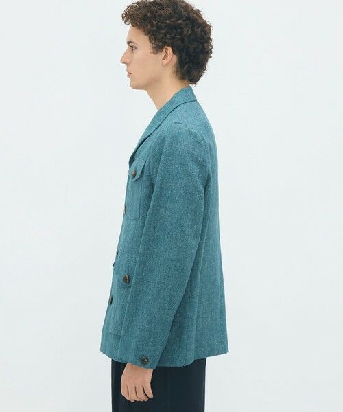 TOMORROWLAND / トゥモローランド テーラードジャケット | コットンリネンスラブ 4ポケットカバーオールジャケット | 詳細3