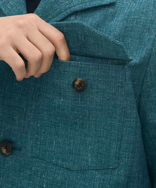 TOMORROWLAND / トゥモローランド テーラードジャケット | コットンリネンスラブ 4ポケットカバーオールジャケット | 詳細8