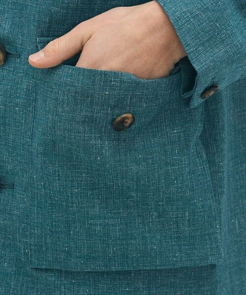 TOMORROWLAND / トゥモローランド テーラードジャケット | コットンリネンスラブ 4ポケットカバーオールジャケット | 詳細9