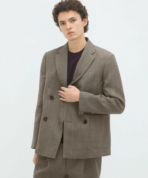 TOMORROWLAND / トゥモローランド テーラードジャケット | ウールダブルクロス 4ボタンジャケット | 詳細13
