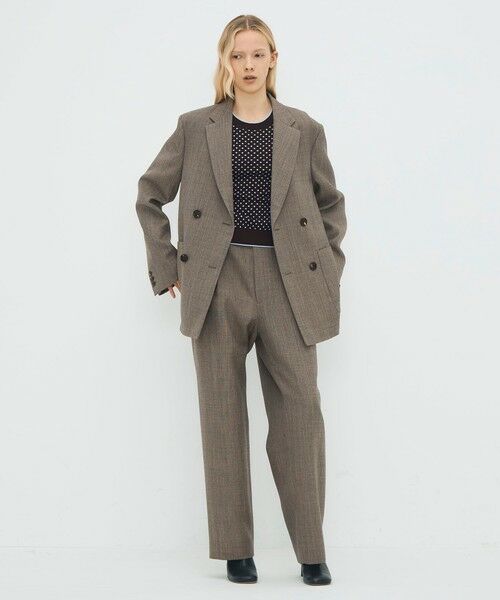 TOMORROWLAND / トゥモローランド テーラードジャケット | ウールダブルクロス 4ボタンジャケット | 詳細14
