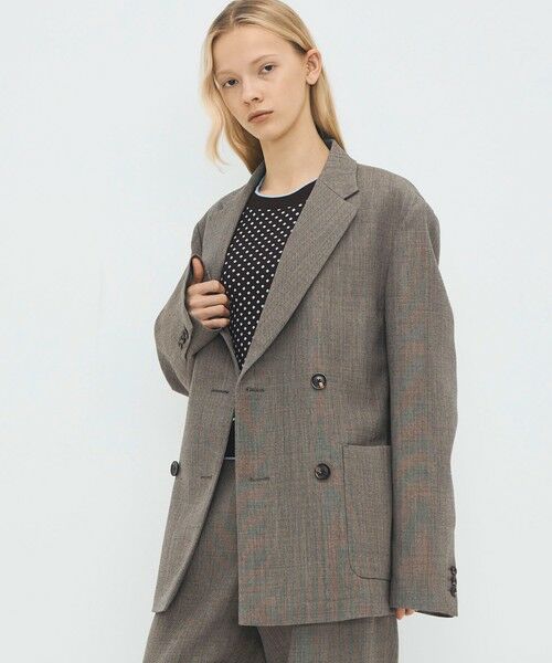 TOMORROWLAND / トゥモローランド テーラードジャケット | ウールダブルクロス 4ボタンジャケット | 詳細15