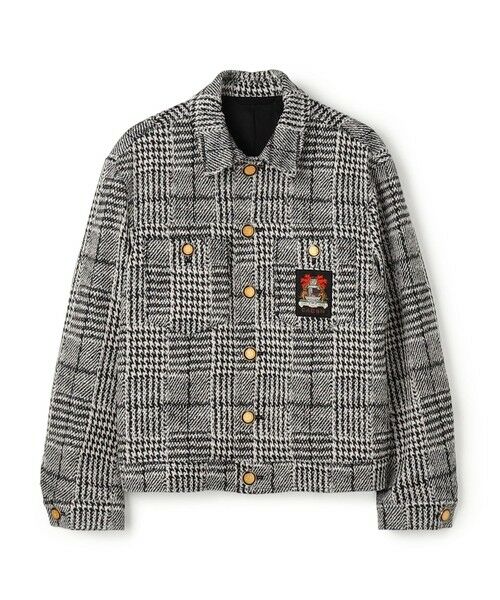 TOMORROWLAND/トゥモローランド グレンチェックジャカード ブルゾン 18 ブラック系 M TOMORROWLAND/トゥモローランド グレンチェックジャカード ブルゾン 18 ブラック系 M