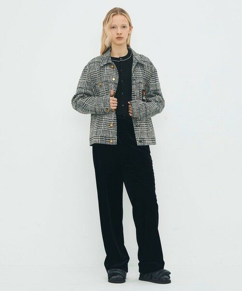 TOMORROWLAND / トゥモローランド ブルゾン | グレンチェックジャカード ブルゾン | 詳細10