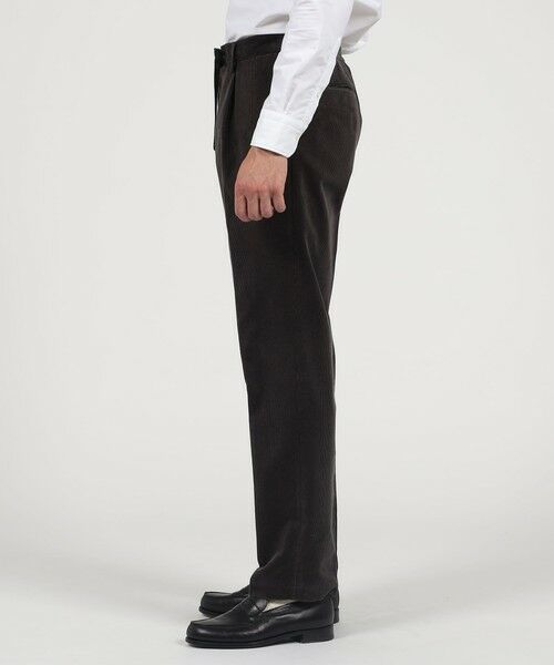 TOMORROWLAND / トゥモローランド スラックス・ドレスパンツ | コットンウールコーデュロイ 1プリーツ イージースラックス | 詳細3