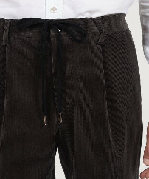 TOMORROWLAND / トゥモローランド スラックス・ドレスパンツ | コットンウールコーデュロイ 1プリーツ イージースラックス | 詳細5