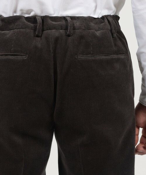 TOMORROWLAND / トゥモローランド スラックス・ドレスパンツ | コットンウールコーデュロイ 1プリーツ イージースラックス | 詳細6