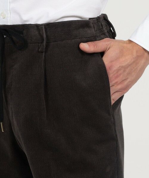 TOMORROWLAND / トゥモローランド スラックス・ドレスパンツ | コットンウールコーデュロイ 1プリーツ イージースラックス | 詳細7