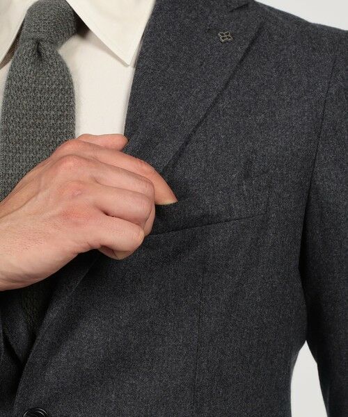 TOMORROWLAND / トゥモローランド セットアップ | 【別注】TAGLIATORE ウールサキソニー シングルブレステッド2Bスーツ | 詳細10