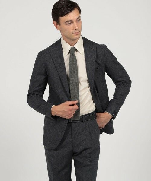 TOMORROWLAND / トゥモローランド セットアップ | 【別注】TAGLIATORE ウールサキソニー シングルブレステッド2Bスーツ | 詳細2