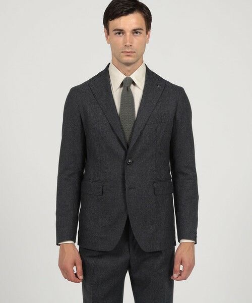 TOMORROWLAND / トゥモローランド セットアップ | 【別注】TAGLIATORE ウールサキソニー シングルブレステッド2Bスーツ | 詳細3