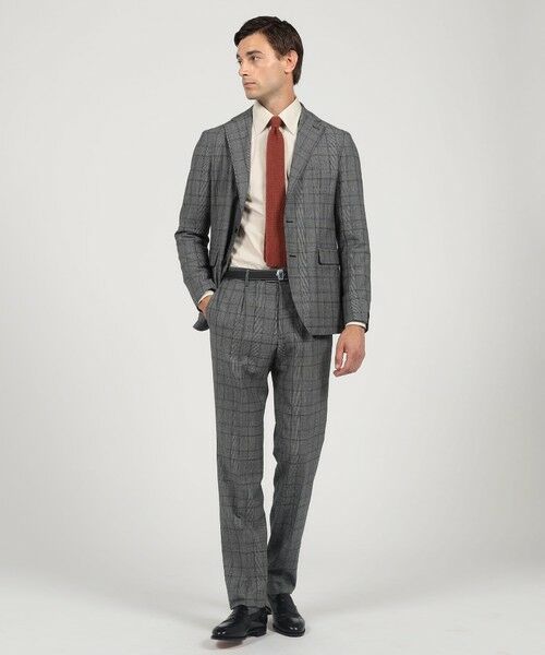 TOMORROWLAND / トゥモローランド セットアップ | 【別注】TAGLIATORE ウールサキソニーチェック シングルブレステッド2Bスーツ | 詳細1