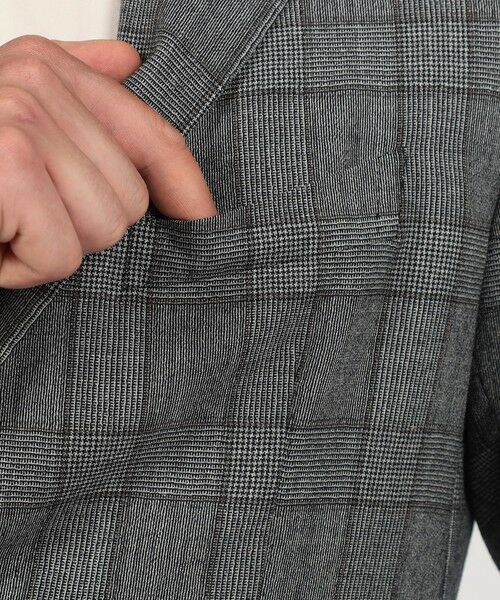 TOMORROWLAND / トゥモローランド セットアップ | 【別注】TAGLIATORE ウールサキソニーチェック シングルブレステッド2Bスーツ | 詳細10