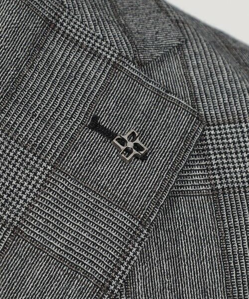 TOMORROWLAND / トゥモローランド セットアップ | 【別注】TAGLIATORE ウールサキソニーチェック シングルブレステッド2Bスーツ | 詳細12