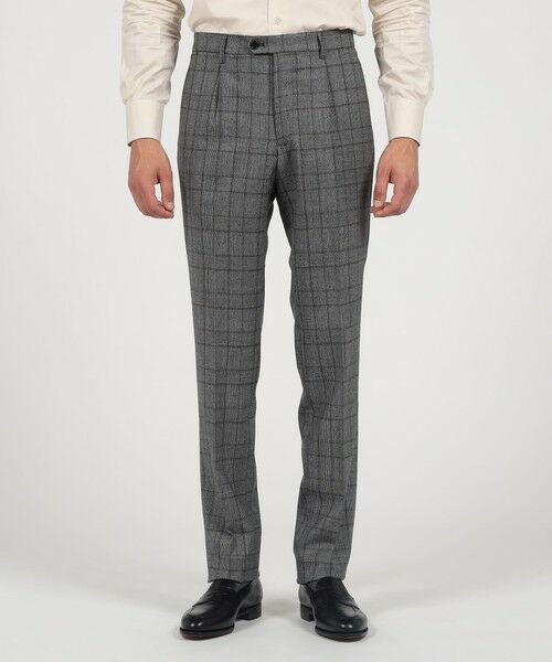 TOMORROWLAND / トゥモローランド セットアップ | 【別注】TAGLIATORE ウールサキソニーチェック シングルブレステッド2Bスーツ | 詳細14