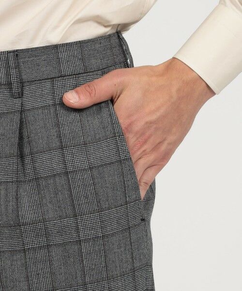 TOMORROWLAND / トゥモローランド セットアップ | 【別注】TAGLIATORE ウールサキソニーチェック シングルブレステッド2Bスーツ | 詳細19