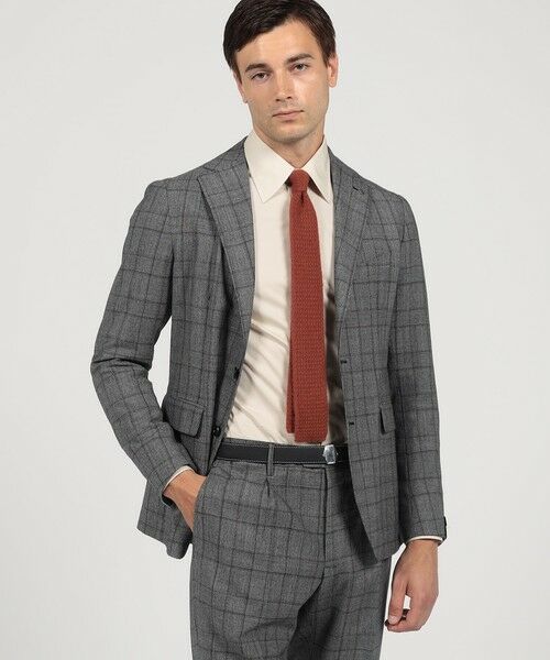 TOMORROWLAND / トゥモローランド セットアップ | 【別注】TAGLIATORE ウールサキソニーチェック シングルブレステッド2Bスーツ | 詳細2