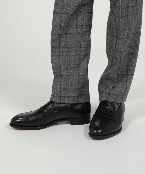TOMORROWLAND / トゥモローランド セットアップ | 【別注】TAGLIATORE ウールサキソニーチェック シングルブレステッド2Bスーツ | 詳細20