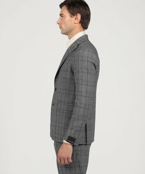 TOMORROWLAND / トゥモローランド セットアップ | 【別注】TAGLIATORE ウールサキソニーチェック シングルブレステッド2Bスーツ | 詳細4