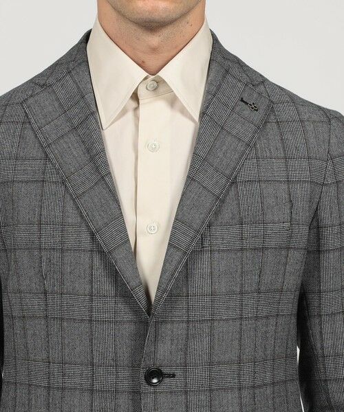 TOMORROWLAND / トゥモローランド セットアップ | 【別注】TAGLIATORE ウールサキソニーチェック シングルブレステッド2Bスーツ | 詳細7