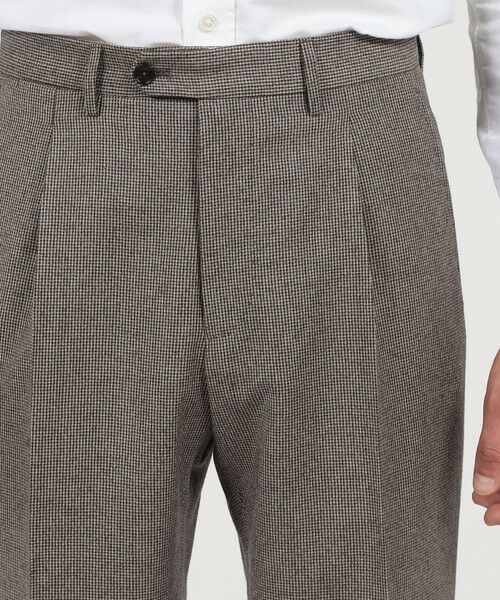 TOMORROWLAND / トゥモローランド セットアップ | 【別注】TAGLIATORE ウールサキソニーハウンドトゥース シングルブレステッド2Bスーツ | 詳細17