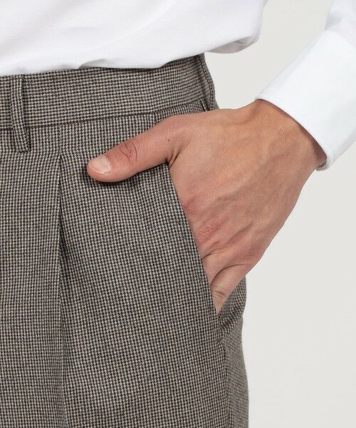 TOMORROWLAND / トゥモローランド セットアップ | 【別注】TAGLIATORE ウールサキソニーハウンドトゥース シングルブレステッド2Bスーツ | 詳細19
