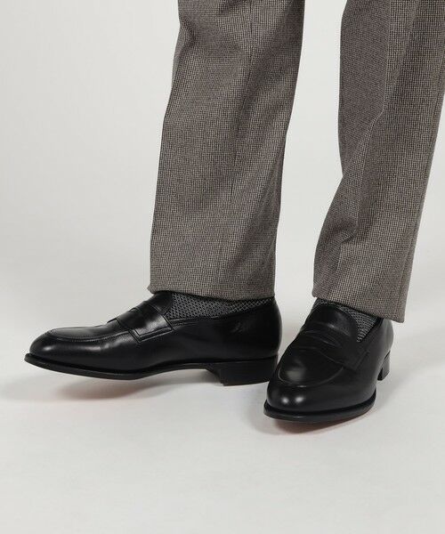 TOMORROWLAND / トゥモローランド セットアップ | 【別注】TAGLIATORE ウールサキソニーハウンドトゥース シングルブレステッド2Bスーツ | 詳細20