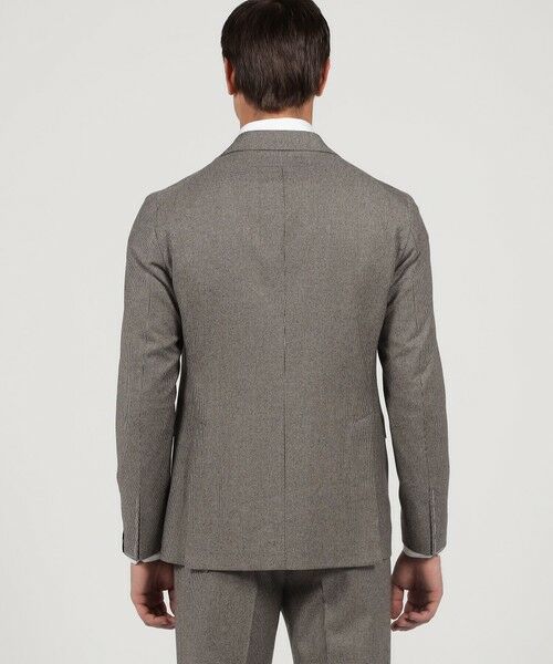 TOMORROWLAND / トゥモローランド セットアップ | 【別注】TAGLIATORE ウールサキソニーハウンドトゥース シングルブレステッド2Bスーツ | 詳細5