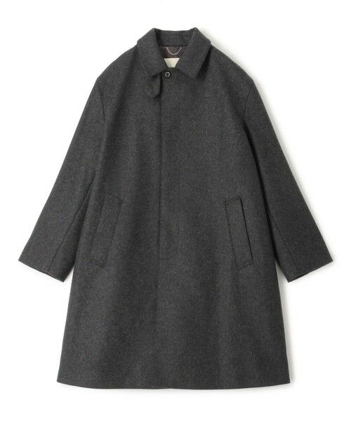 TOMORROWLAND / トゥモローランド ステンカラーコート | 【別注】MACKINTOSH DUNKELD ウールステンカラーコート(17 チャコールグレー)