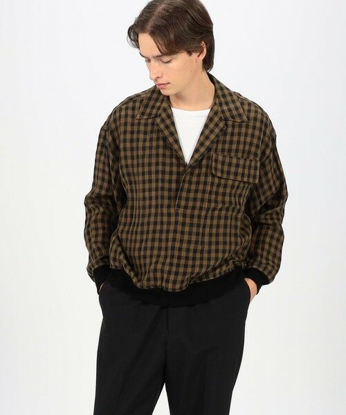 TOMORROWLAND / トゥモローランド シャツ・ブラウス | HAVERSACK ATTIRE リネン プルオーバーシャツブルゾン | 詳細1