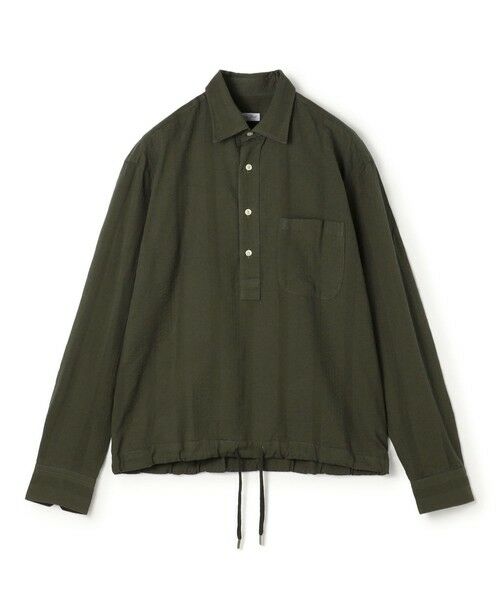 TOMORROWLAND/トゥモローランド Salvatore Piccolo コットン プルオーバーシャツ 55 グリーン M TOMORROWLAND/トゥモローランド Salvatore Piccolo コットン プルオーバーシャツ 55 グリーン M