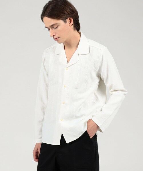 TOMORROWLAND / トゥモローランド シャツ・ブラウス | JUPE BY JACKIE オープンカラーシャツ | 詳細1