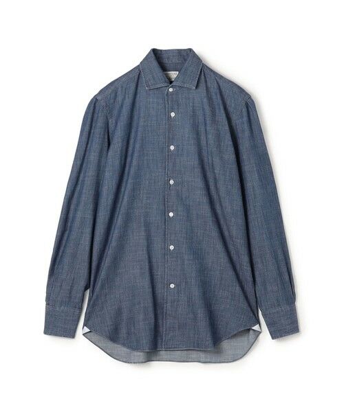 TOMORROWLAND/トゥモローランド 【別注】Maria Santagelo コットンデニム ワンピースカラーシャツ 65 ブルー 38