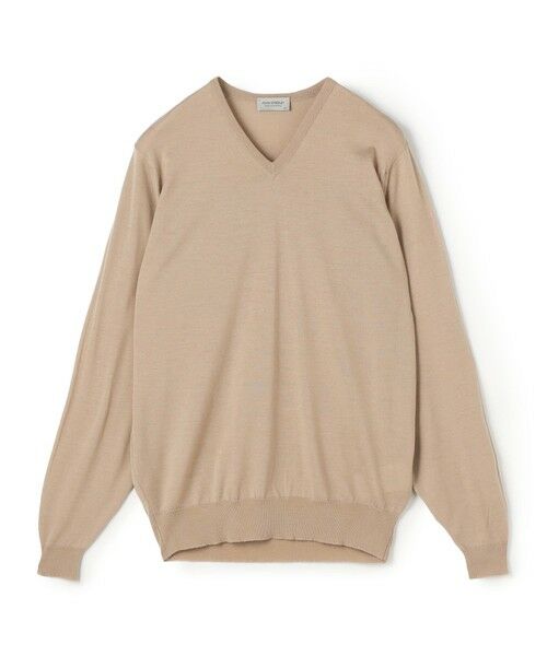 TOMORROWLAND/トゥモローランド JOHN SMEDLEY PACKHAM メリノウール Vネックプルオーバーニット 43 KAFKA BEIGE S TOMORROWLAND/トゥモローランド JOHN SMEDLEY PACKHAM メリノウール Vネックプルオーバーニット 43 KAFKA BEIGE S