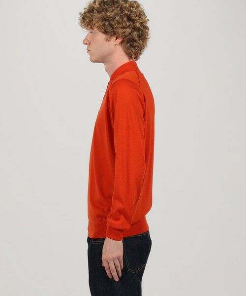 TOMORROWLAND / トゥモローランド ニット・セーター | JOHN SMEDLEY  DORSET メリノウール ポロカラープルオーバーニット | 詳細3