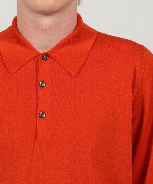 TOMORROWLAND / トゥモローランド ニット・セーター | JOHN SMEDLEY  DORSET メリノウール ポロカラープルオーバーニット | 詳細5