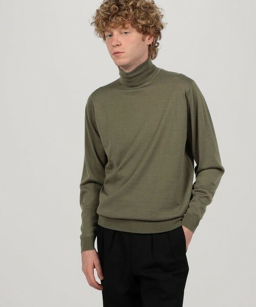 TOMORROWLAND / トゥモローランド ニット・セーター | JOHN SMEDLEY LEVINE メリノウールタートルネックニット | 詳細1