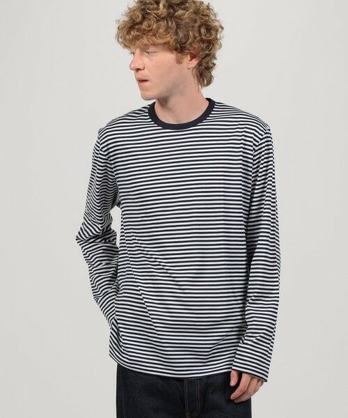 TOMORROWLAND / トゥモローランド カットソー | SUNSPEL MTSH0003ES コットンストライプ ロングスリーブ Tシャツ | 詳細1