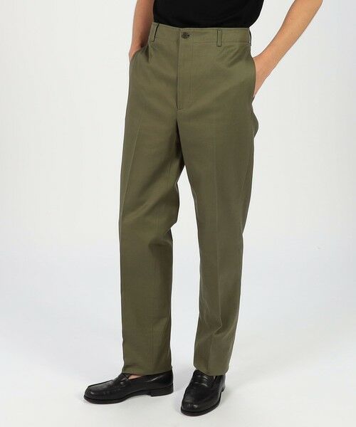 TOMORROWLAND / トゥモローランド スラックス・ドレスパンツ | BERNARD ZINS SPENDER コットン シンチバック ワイドトラウザーズ | 詳細1