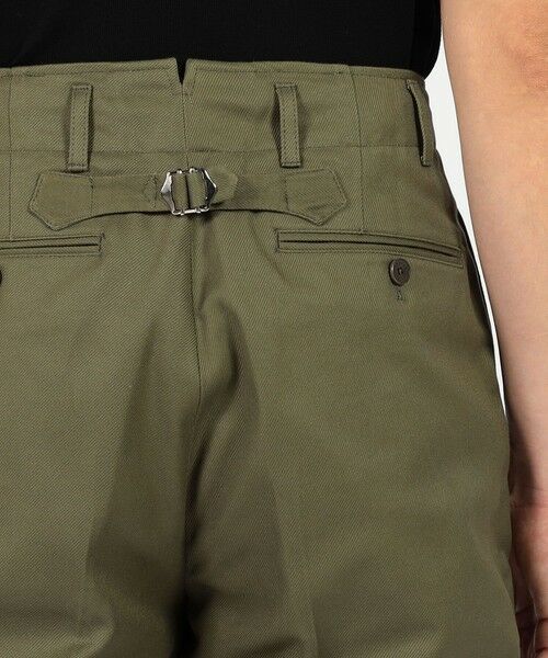 TOMORROWLAND / トゥモローランド スラックス・ドレスパンツ | BERNARD ZINS SPENDER コットン シンチバック ワイドトラウザーズ | 詳細6