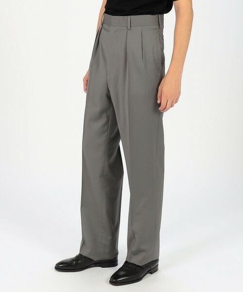 TOMORROWLAND / トゥモローランド スラックス・ドレスパンツ | BERNARD ZINS H8 ウール 2プリーツトラウザーズ | 詳細1