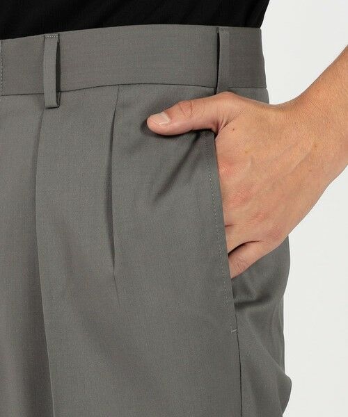 TOMORROWLAND / トゥモローランド スラックス・ドレスパンツ | BERNARD ZINS H8 ウール 2プリーツトラウザーズ | 詳細7