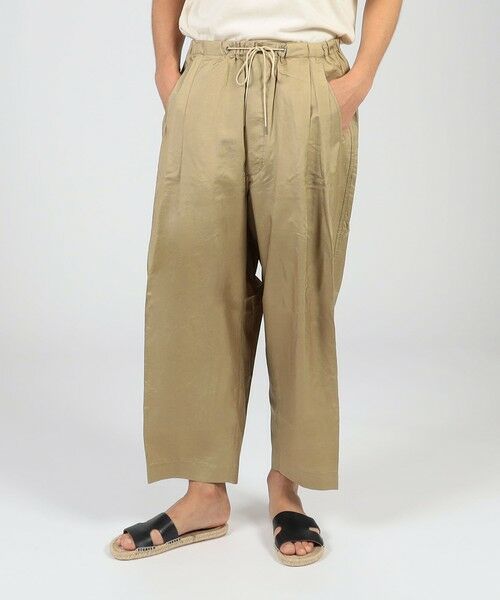 TOMORROWLAND / トゥモローランド その他パンツ | HAVERSACK ATTIRE シルク ドローストリング イージーパンツ | 詳細1
