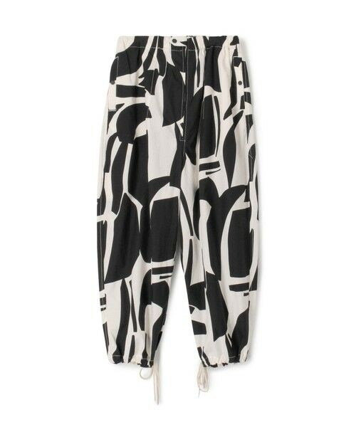TOMORROWLAND / トゥモローランド その他パンツ | HAVERSACK ATTIRE コットン総柄イージーパンツ(18 ブラック系)