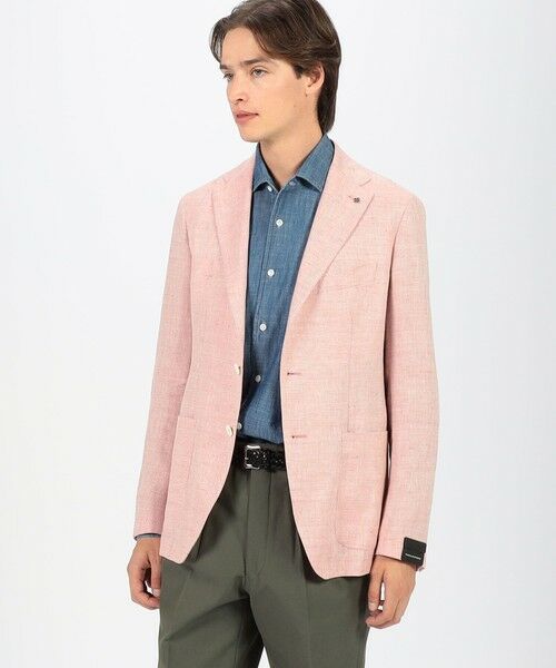 TOMORROWLAND / トゥモローランド テーラードジャケット | TAGLIATORE G-DAKAR22K リネンウール シングルブレステッド2Bジャケット | 詳細1