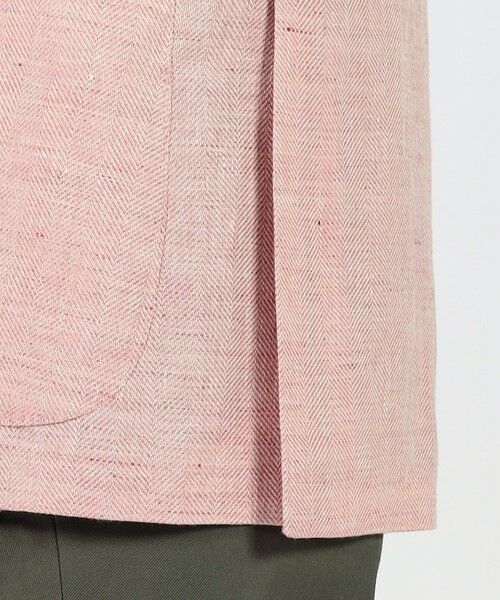 TOMORROWLAND / トゥモローランド テーラードジャケット | TAGLIATORE G-DAKAR22K リネンウール シングルブレステッド2Bジャケット | 詳細10
