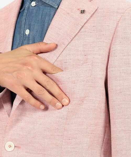 TOMORROWLAND / トゥモローランド テーラードジャケット | TAGLIATORE G-DAKAR22K リネンウール シングルブレステッド2Bジャケット | 詳細8