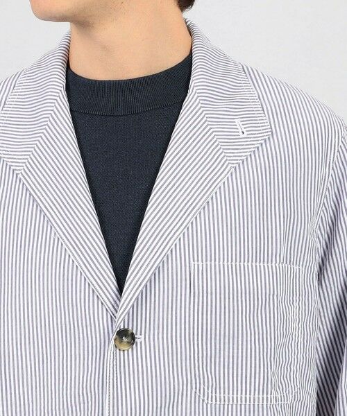 TOMORROWLAND / トゥモローランド テーラードジャケット | Justo Gimeno TEBA JAKCKET コットンシアサッカージャケット | 詳細6