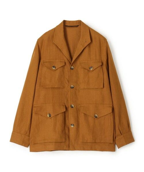 TOMORROWLAND/トゥモローランド Justo Gimeno TEBA JAKCKET リネンジャケット 45 キャメル 48