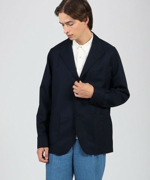 TOMORROWLAND / トゥモローランド テーラードジャケット | Justo Gimeno TEBA JAKCKET ウールホップサックジャケット | 詳細1